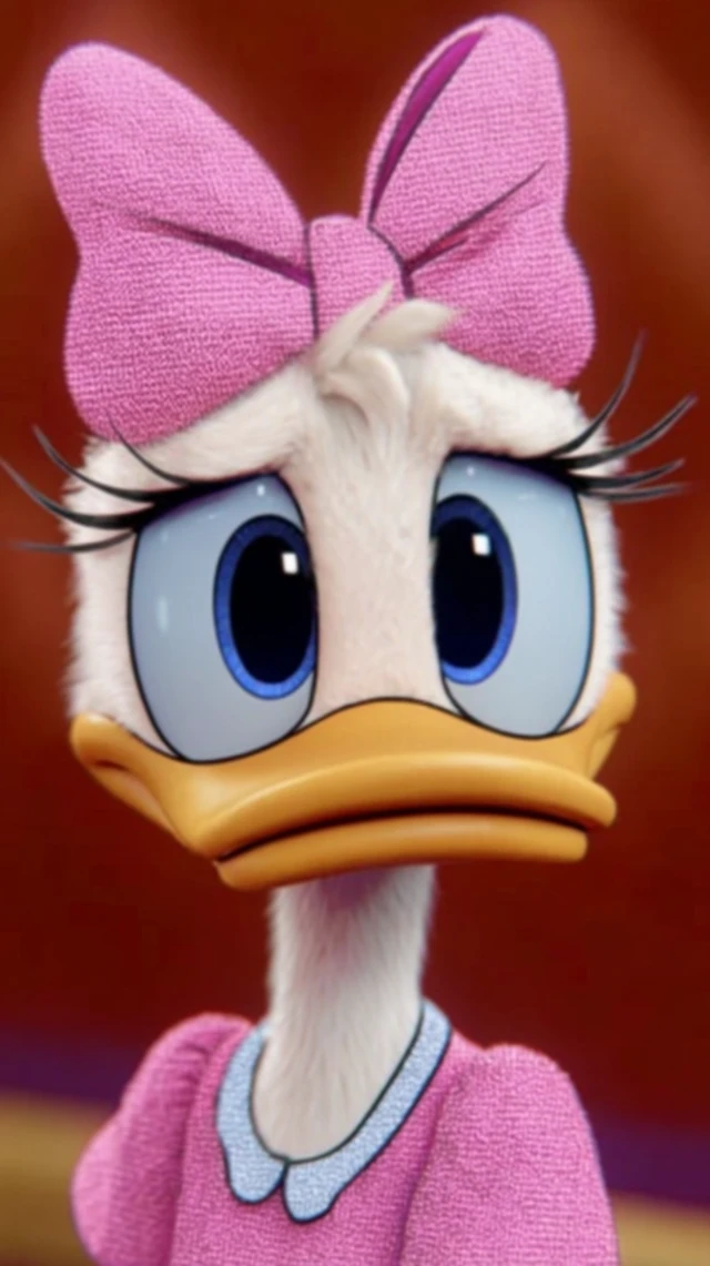 Daisy Duck in Modern Disney Style