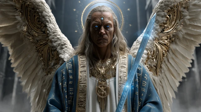 Raguel Angel of Justice Cinematic Portrait