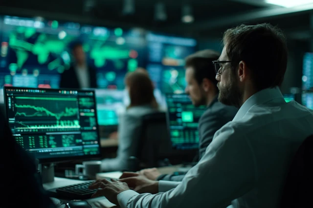 Trading Room Analysts Charts and Data