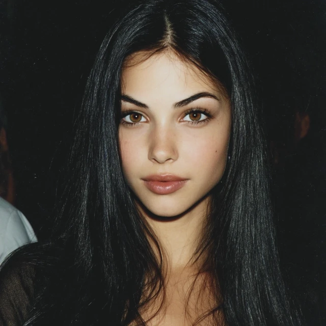 90s Supermodel Stunning Beauty Femme Fatale