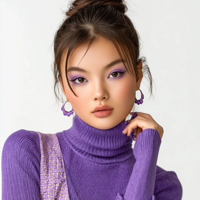 Chinese Model Portrait High Fashion Editorial