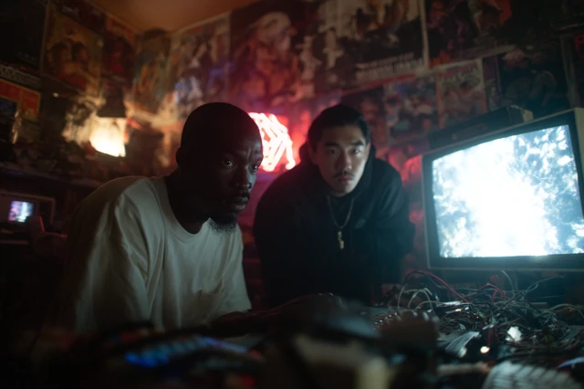 Hackers Open Time Portal: Cinematic Still