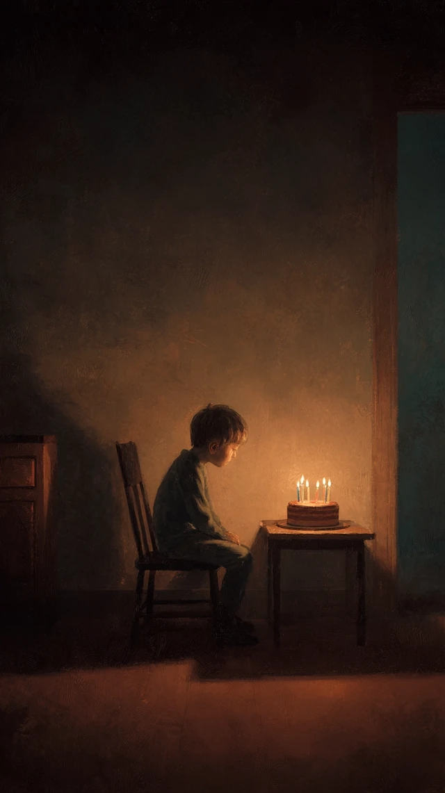Lonely Birthday Boy Emotional Realism