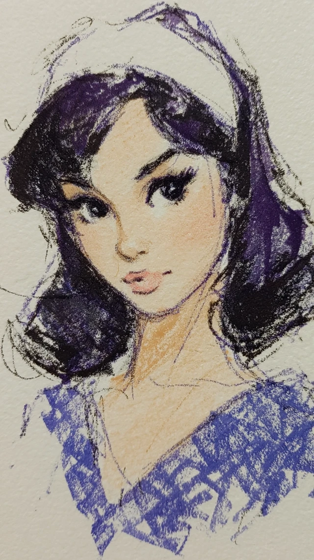 Don Bluth Mod Woman Sketch