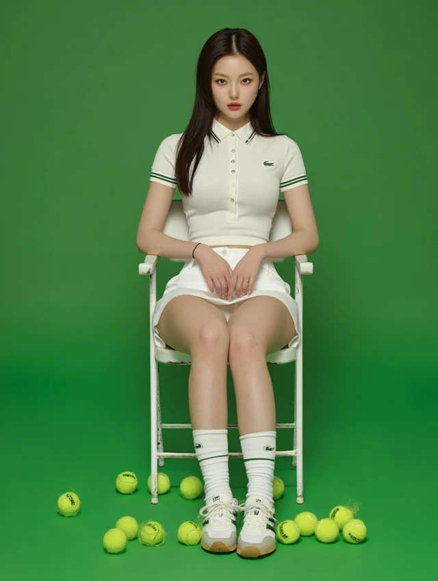 Lacoste Tennis Fashion: Korean Model on Vogue Cover