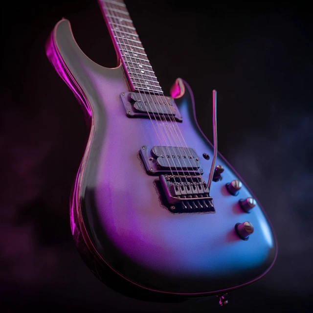 Electric Guitar Futuristic Punk Design