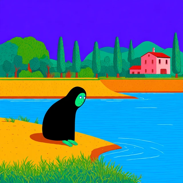 La Llorona Weeps Art by Joan Cornella