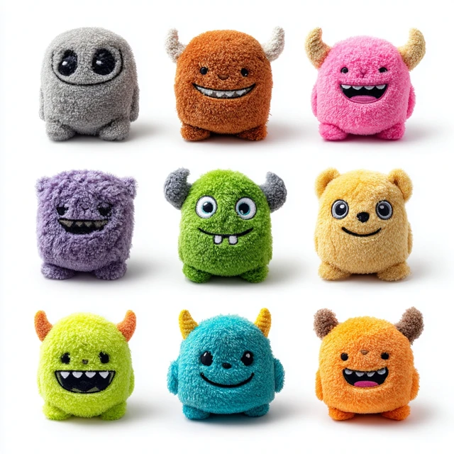 Cute Monster Plush Collectibles