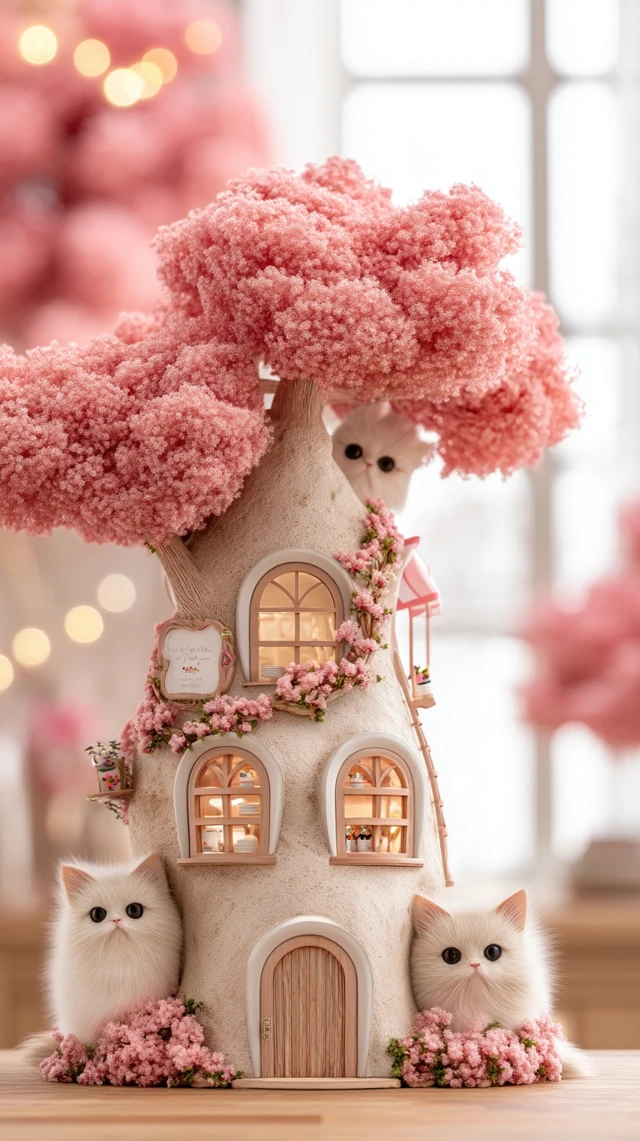Cherry Blossom Cafe Miniature World