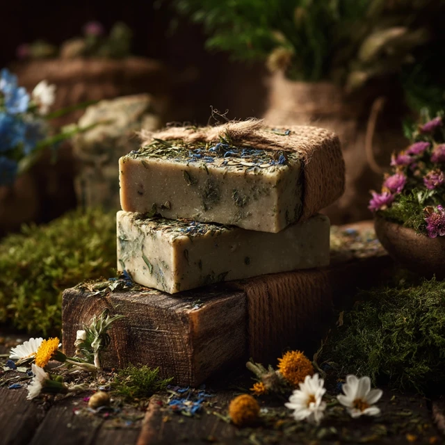 Handmade Soap with Carpathian Herbs Natural Skincare