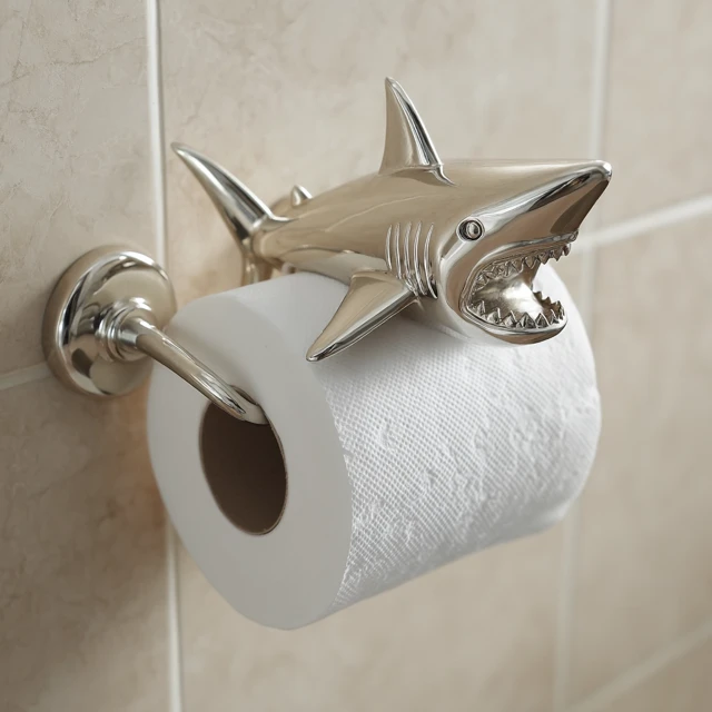Shark Toilet Paper Holder for Bathroom Decor