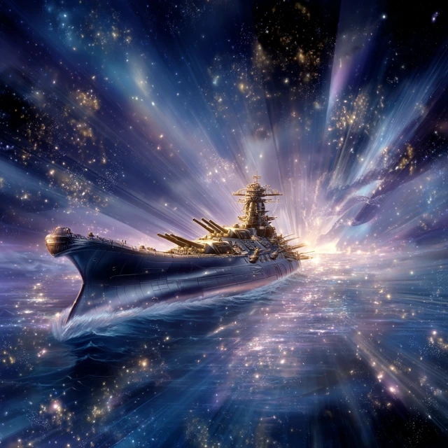 Space Battleship Yamato Heroic Starship Art