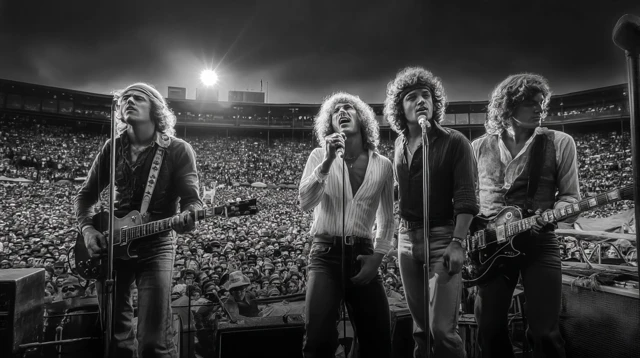 Led Zeppelin Live Concert 1970s