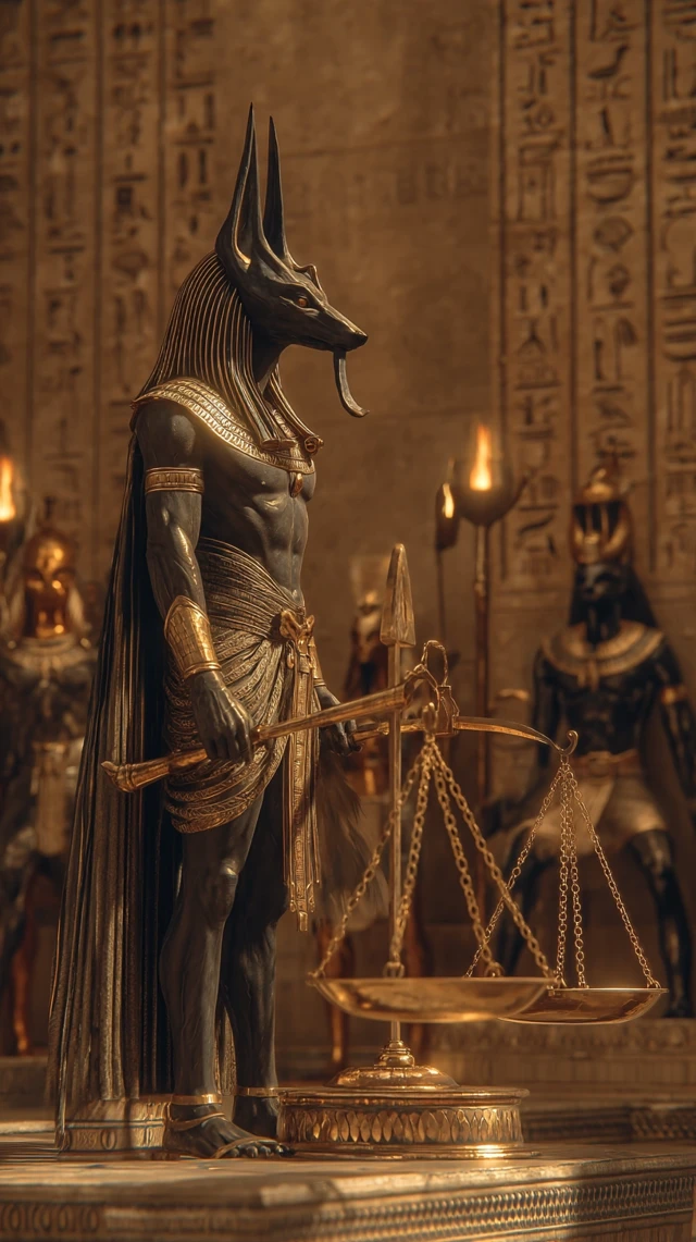 Anubis Hall of Judgment: Ancient Egyptian Ritual