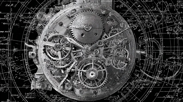 Mechanical Watch Movement Illustration