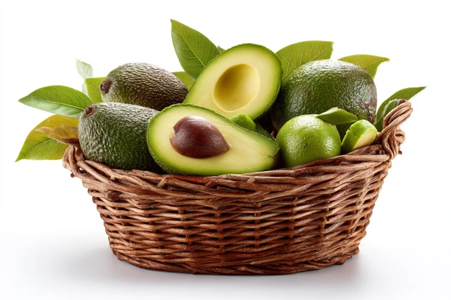 Avocado Basket Fresh Fruit Healthy Food