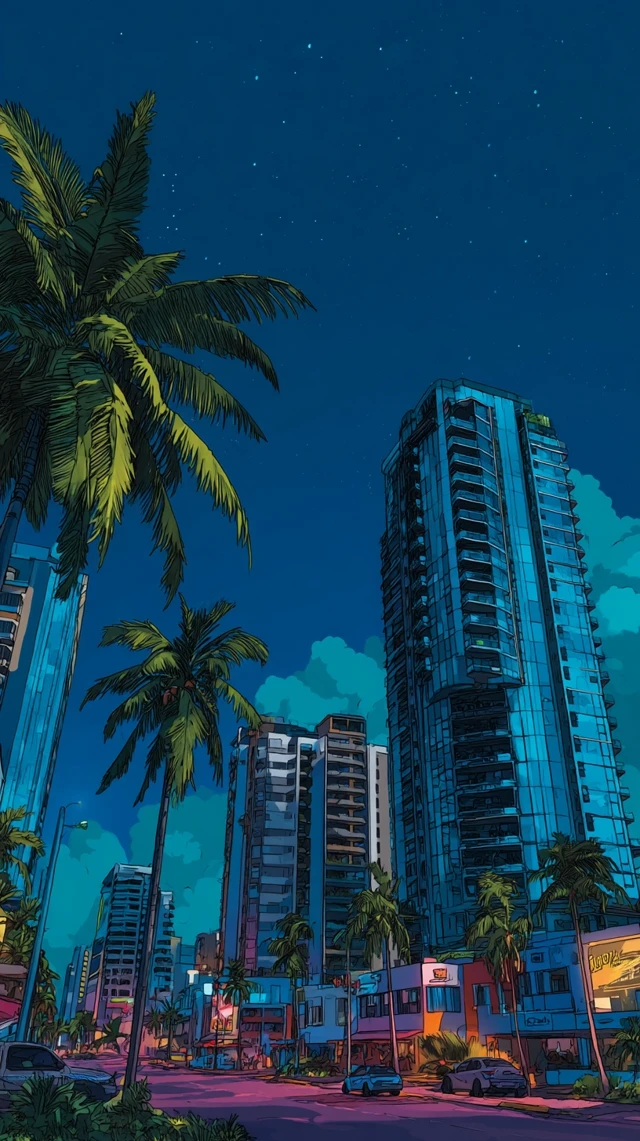 San Juan Puerto Rico Skyline Modern Architecture Art