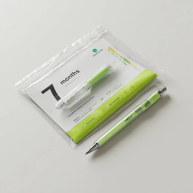 Minimalist Pen Set with 7 Months Design