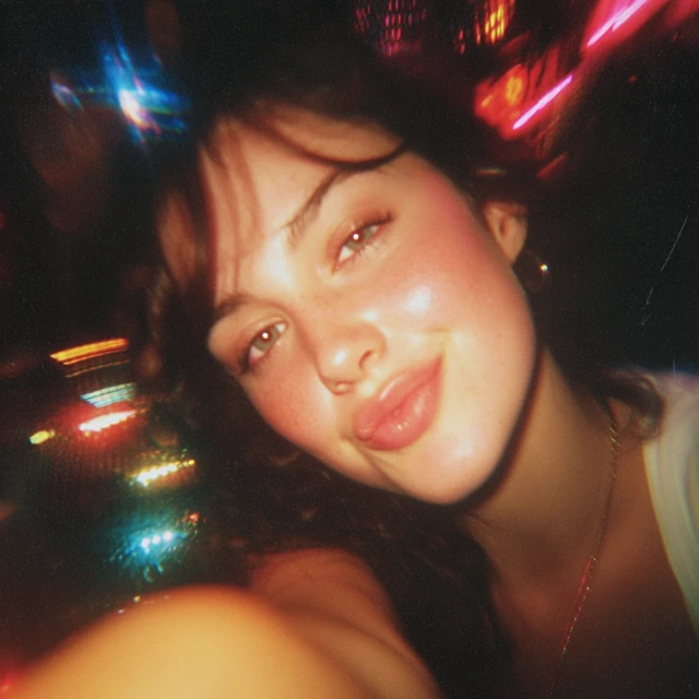 Nightclub Selfie Beautiful Woman Intimate Moment