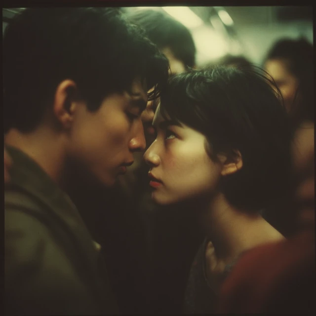 Subway Romance CloseUp Future Scene