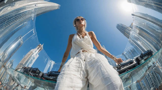 Middle Eastern DJ at Etihad Towers Abu Dhabi