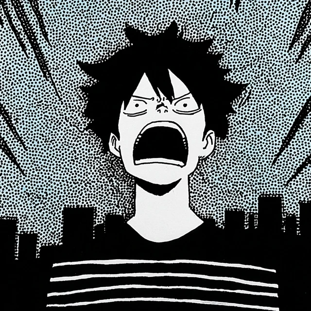 Anime Girl Mad Expression Artwork