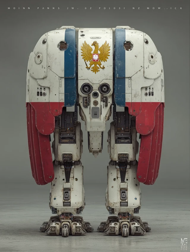 Robotic Stork in Polish Colors: Art and Technology
