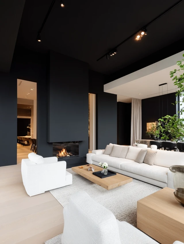 Modern Living Room Interior Design Photography