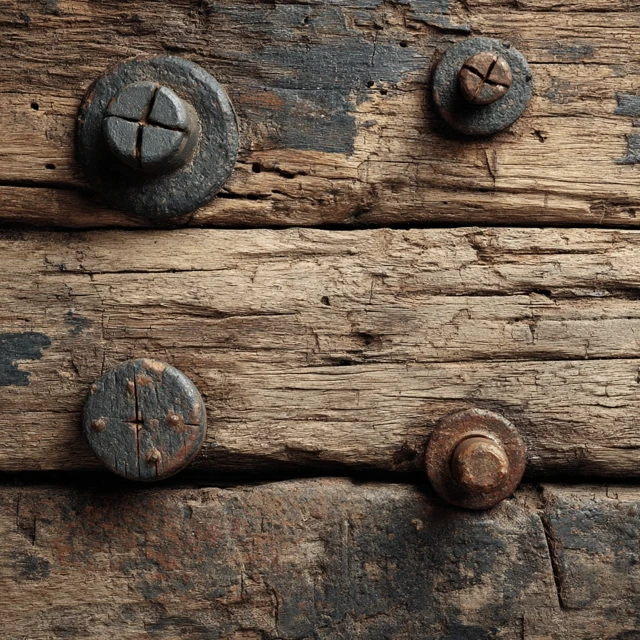 Wooden Board Close Up Rustic Detail