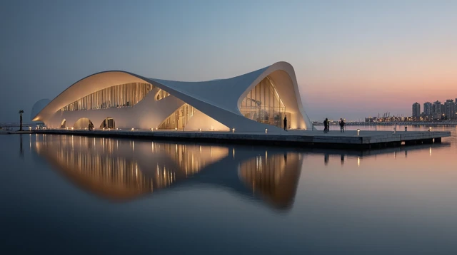 Waterfront Museum Architecture by Santiago Calatrava
