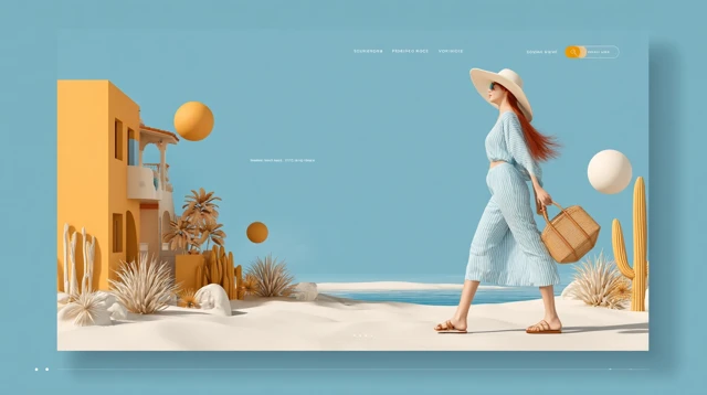 Travel Website Landing Page Premium Design