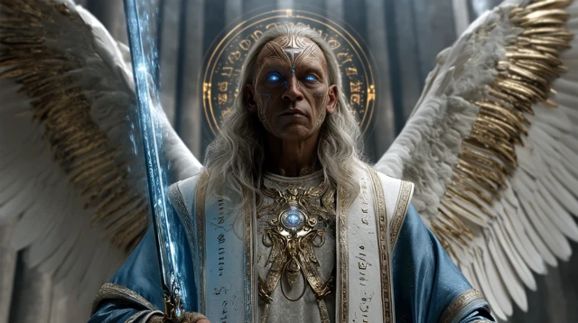 Raguel Angel of Justice Cinematic Portrait