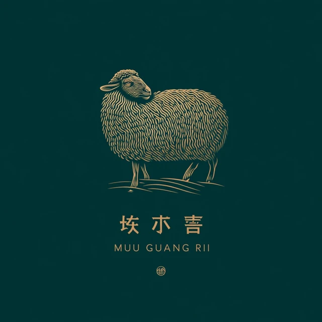 Elegant Sheep Logo Design for Premium Food Brand