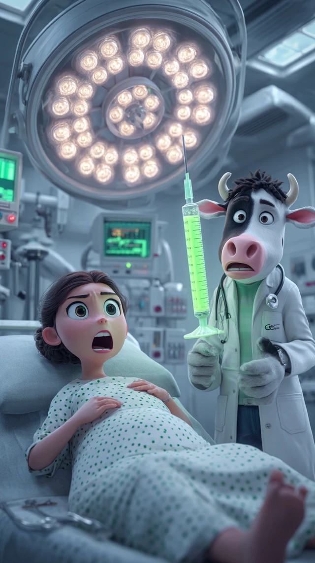 Pixar Hospital Drama Pregnant Cow Doctor