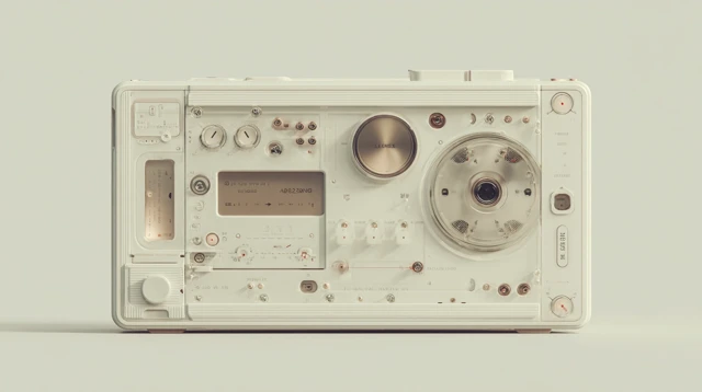 Minimalist Tech Music Player Dieter Rams Design