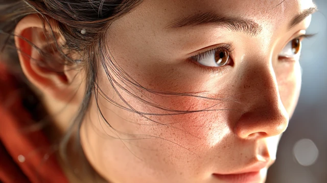 Asian Woman Close Up Skin Detail 8k Photography