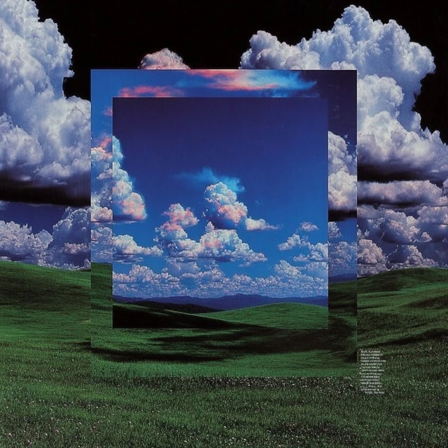 Windows XP Bliss Wallpaper Field and Clouds