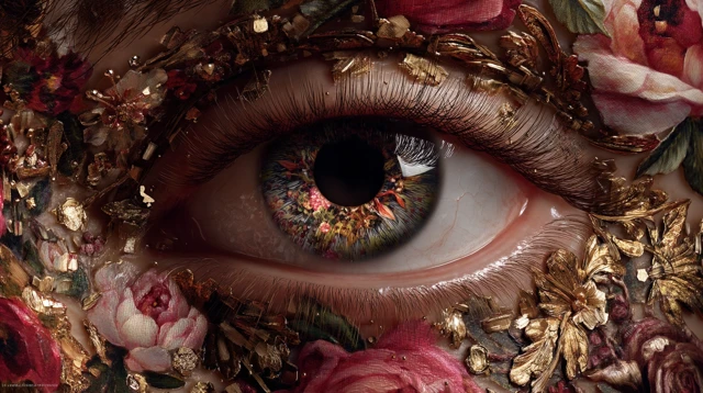 Beauty and Chaos An Artistic Portrait