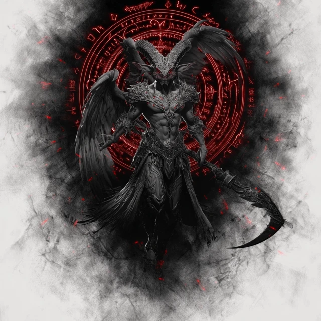 Demonic Angel Fantasy Art