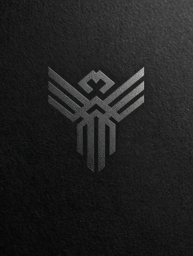 Geometric Hawk Emblem Luxury Branding