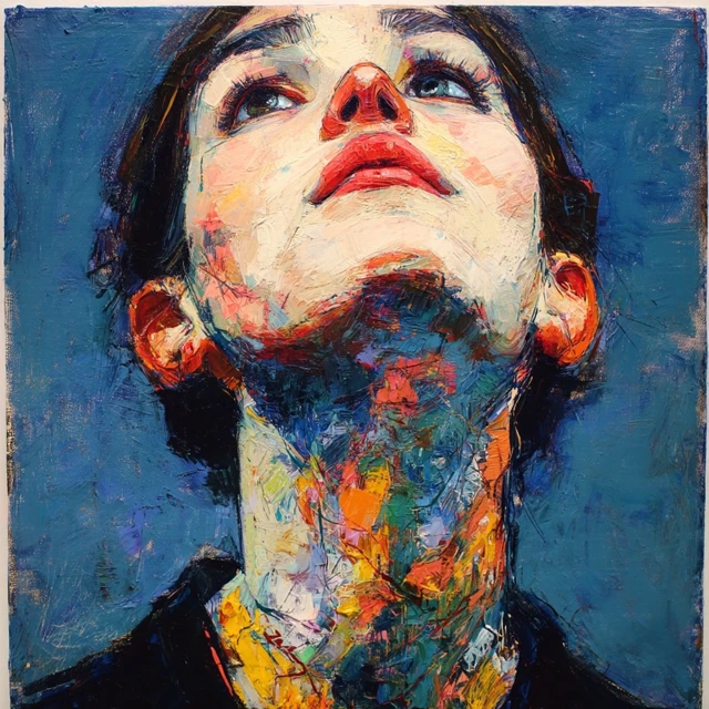 Woman Portrait Oil Painting by Andrew Salgado