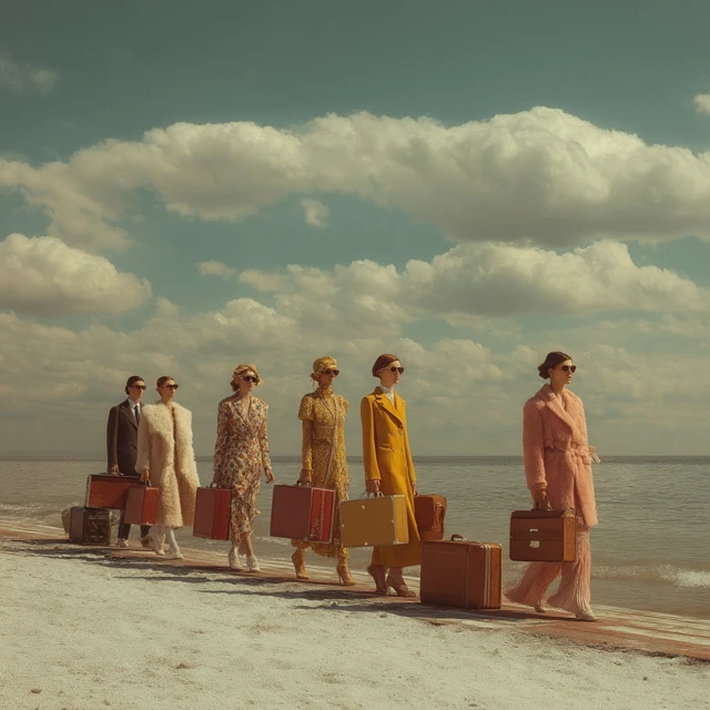 Fashion Week on a Shore: Wes Anderson Style