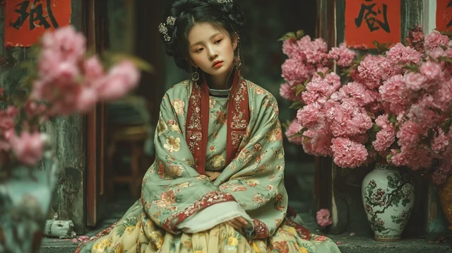 Dream of the Red Chamber Elegant Woman Hanfu