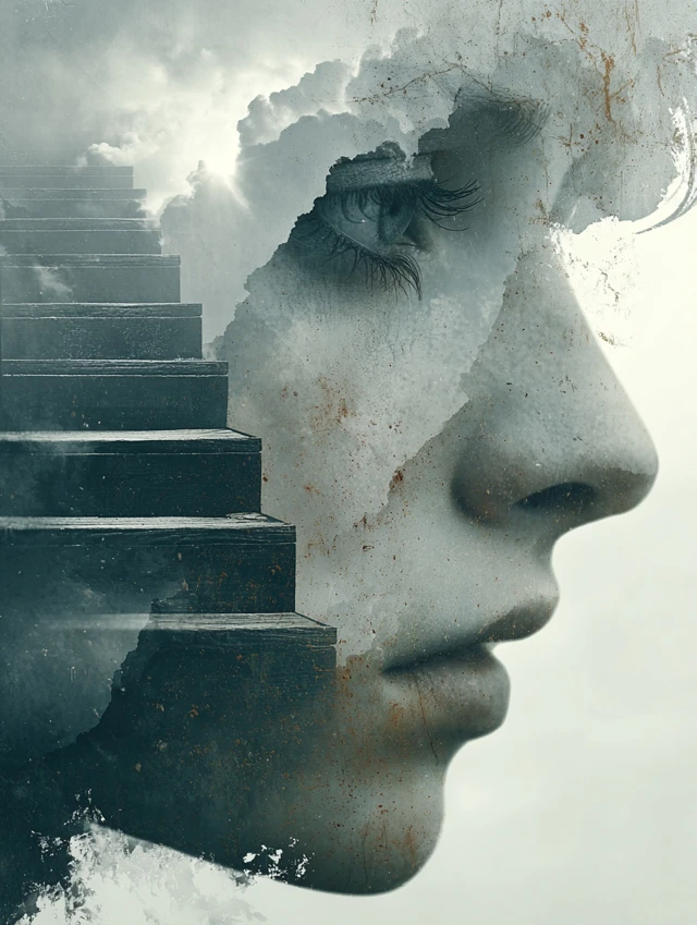 Surreal Poster of Clouded Dreams