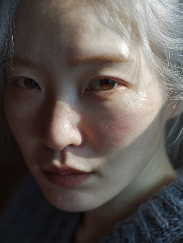 UltraRealistic Portrait Photography Closeup