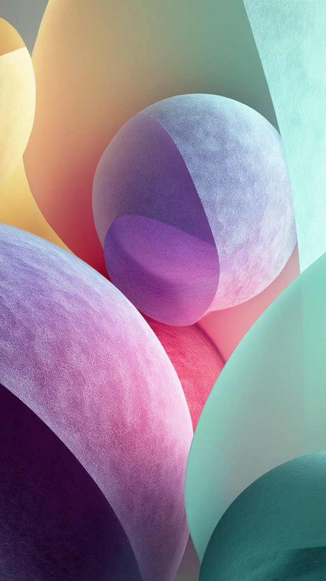 Ethereal Flower Wallpaper Pastel Colors and Gradients