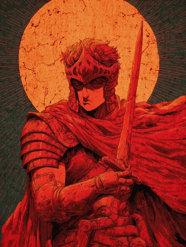 Holy Gothic Retrofuturism Berserk Anime Art