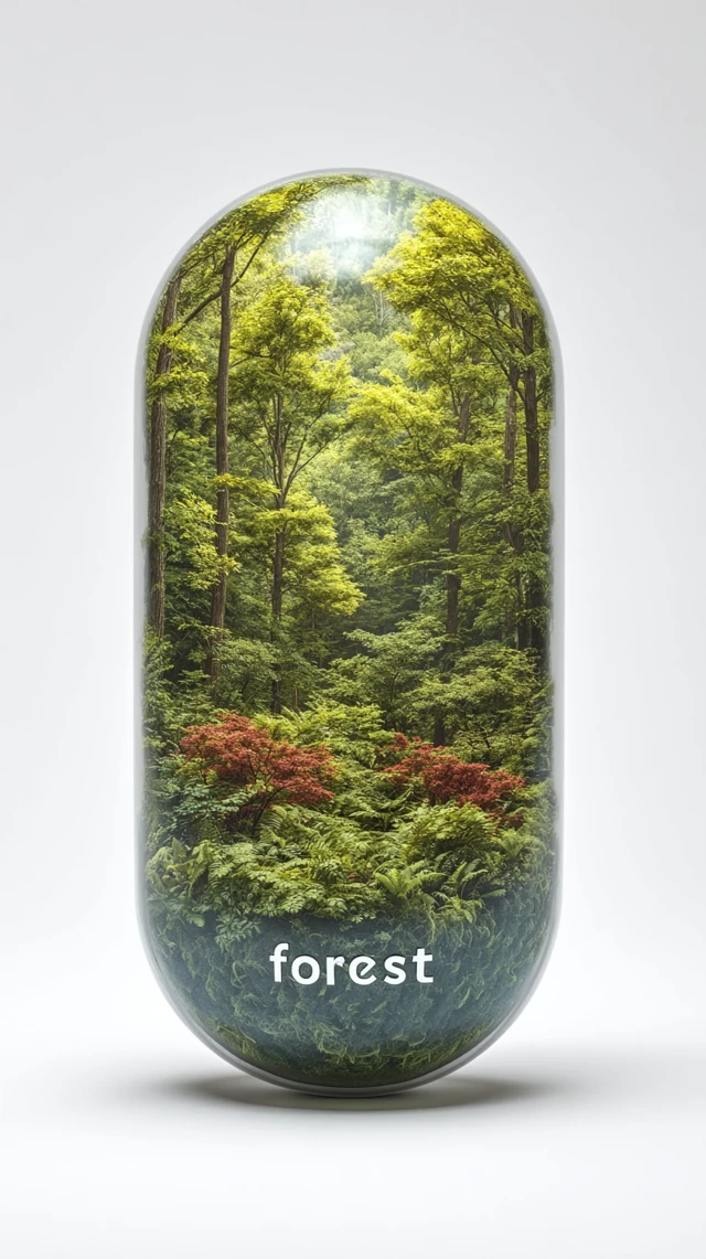 Vitamin Design Forest Inside Capsule Photography