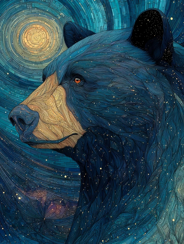 Galactic Bear Illustration by Emily Balivet