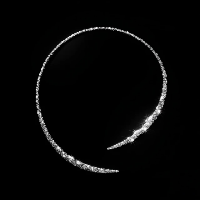White Gold Diamond Necklace Minimalist Design